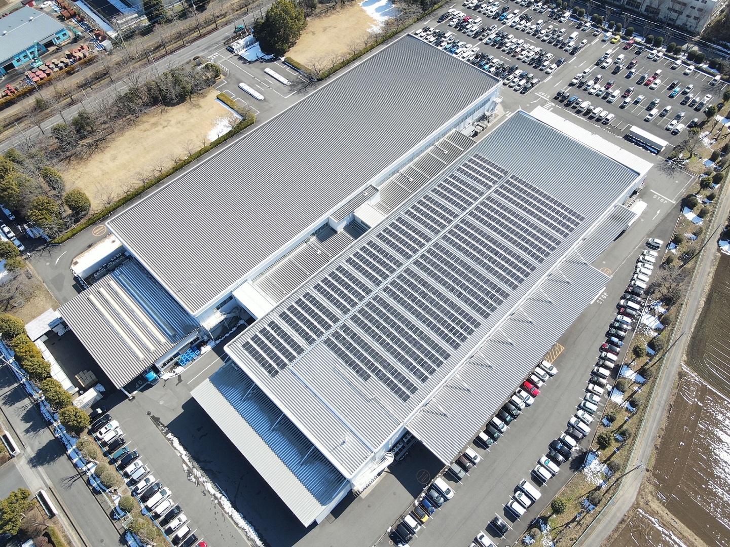 グローリー株式会社様 製造工場（400kW）