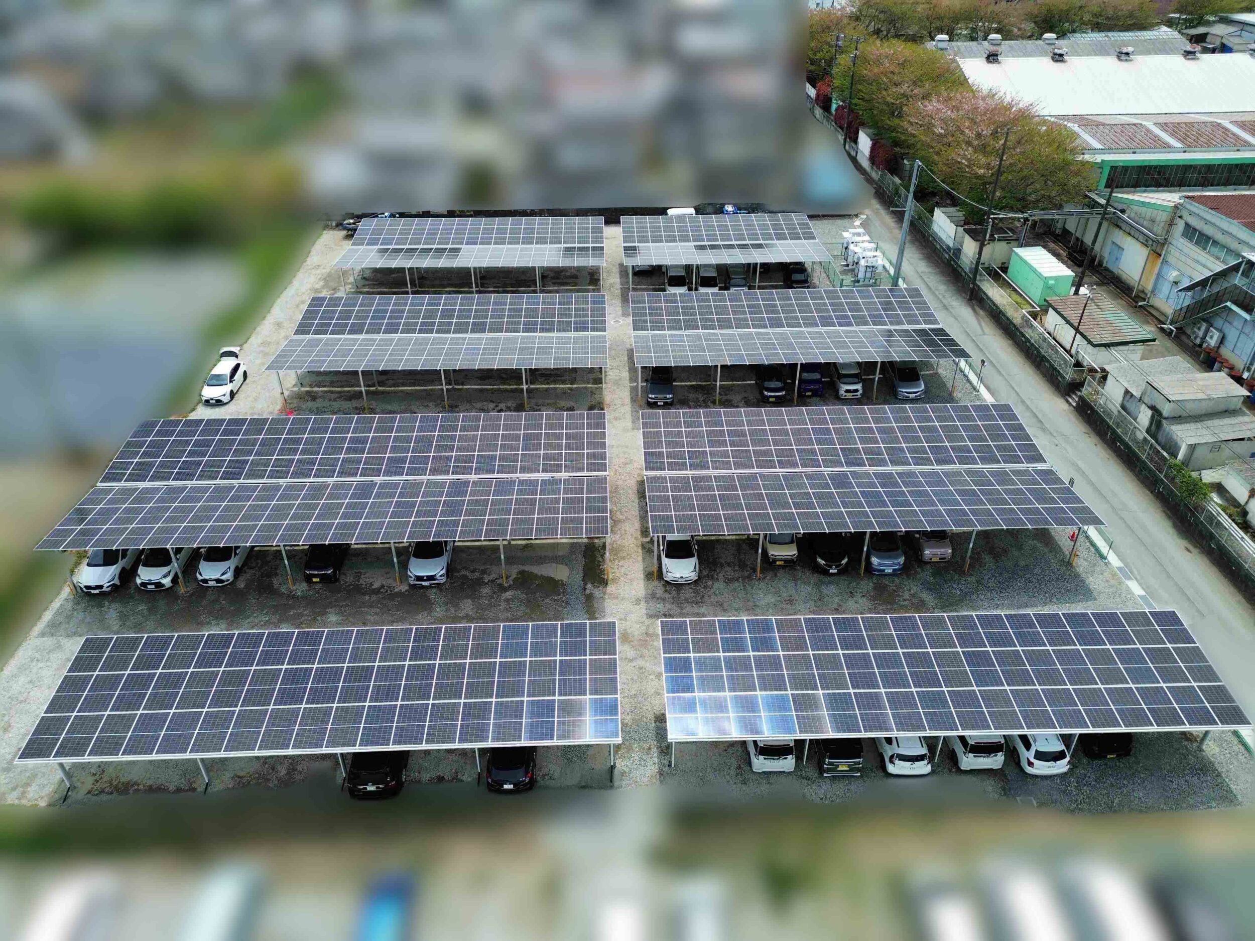 株式会社ムラコシ精工 ファインコンポーネンツ事業部様 従業員様駐車場（347kW）