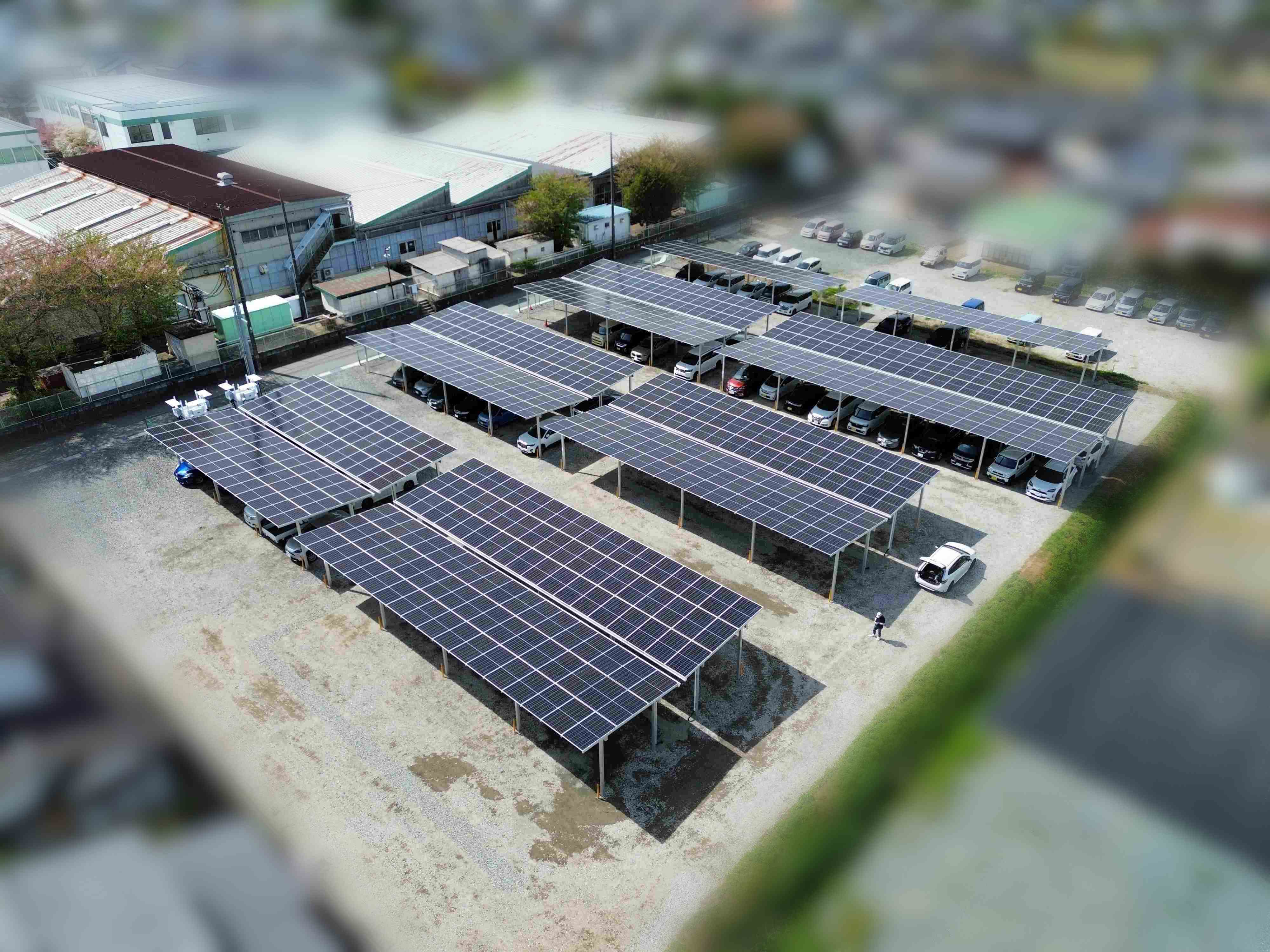 株式会社ムラコシ精工 ファインコンポーネンツ事業部様 従業員様駐車場（347kW）