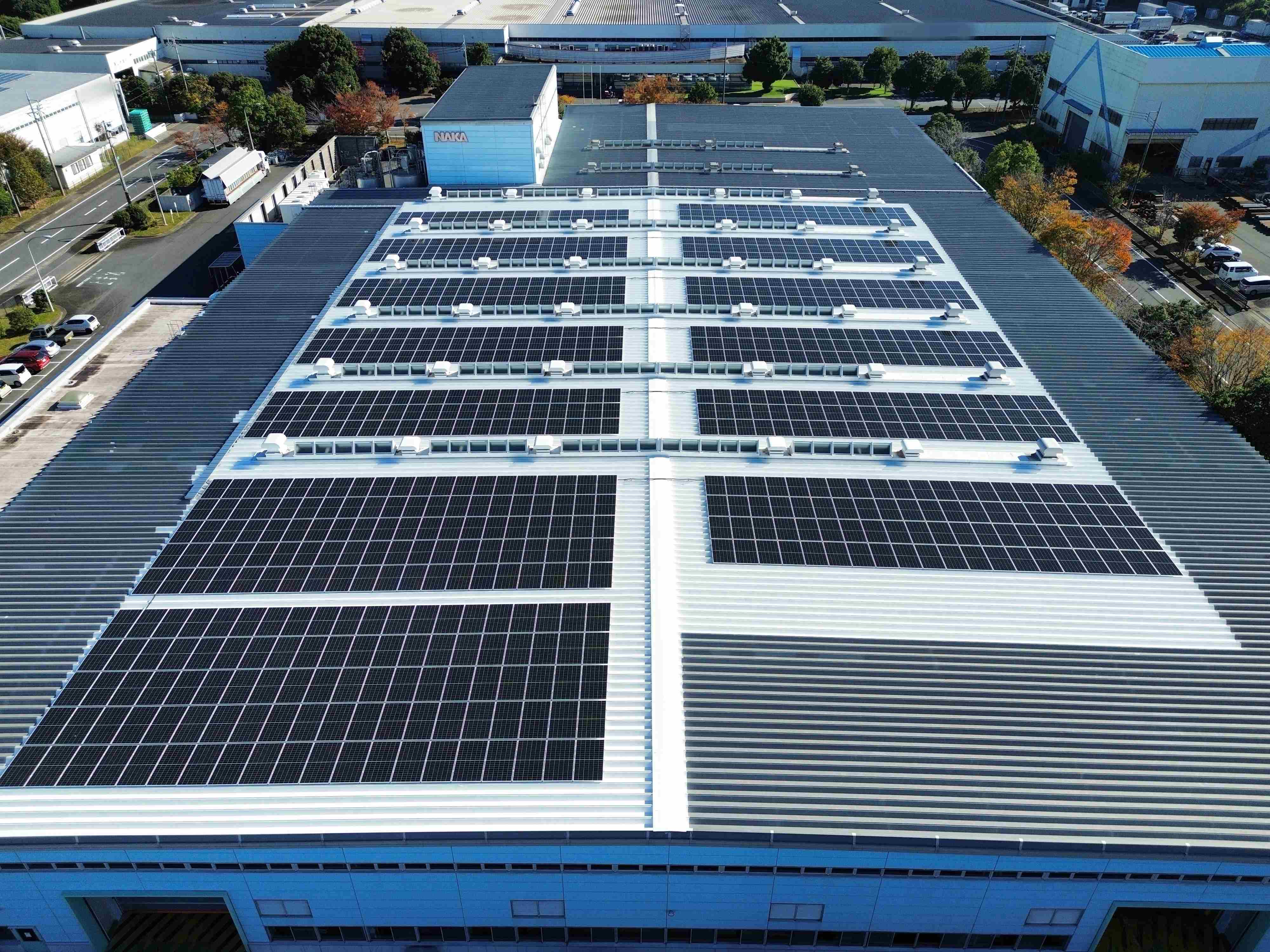 ナカ工業株式会社様 製造工場（438kW）